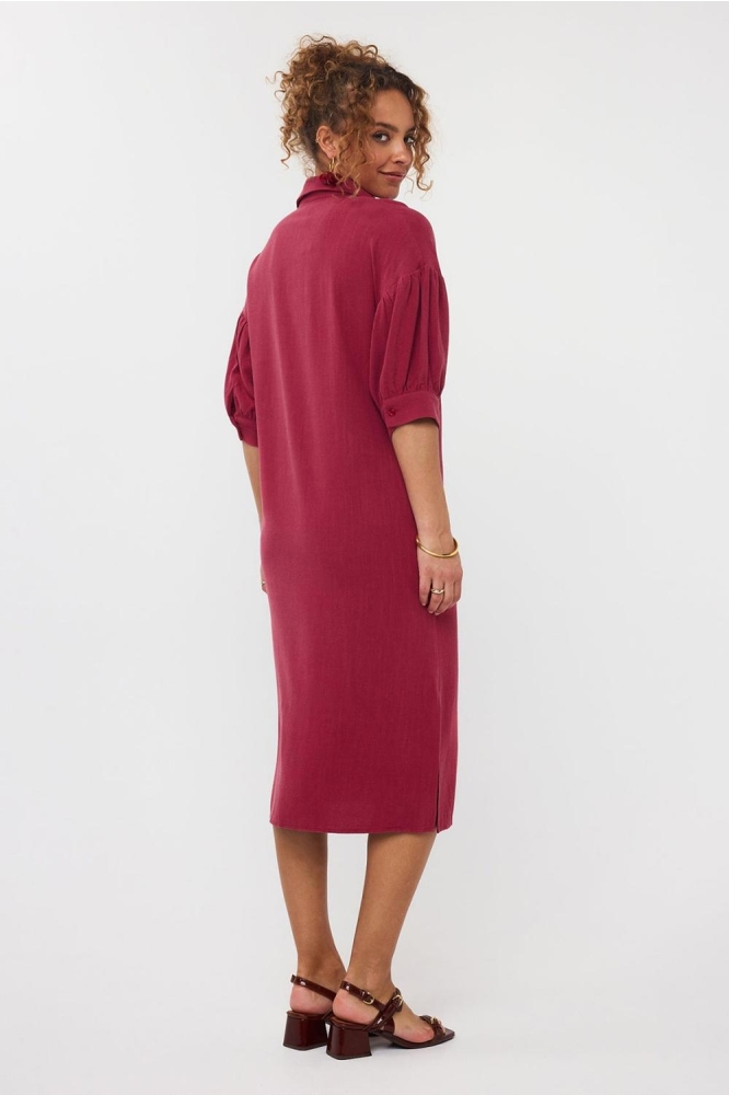 DRESS SIENNA HSS2560 108 WINE RED
